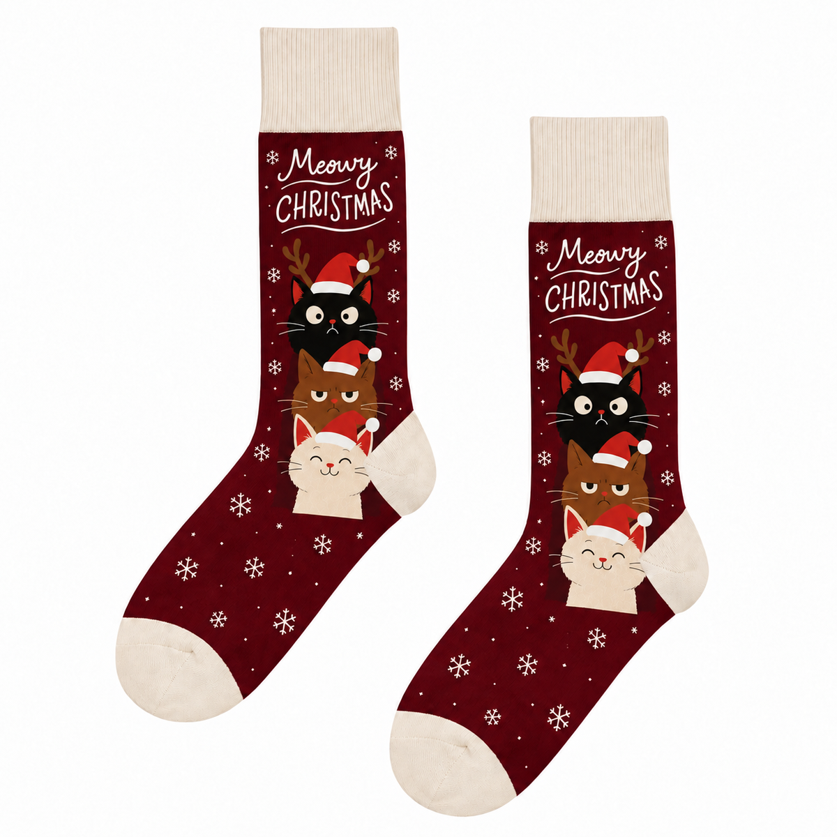 Calcetines Meowy Christmas