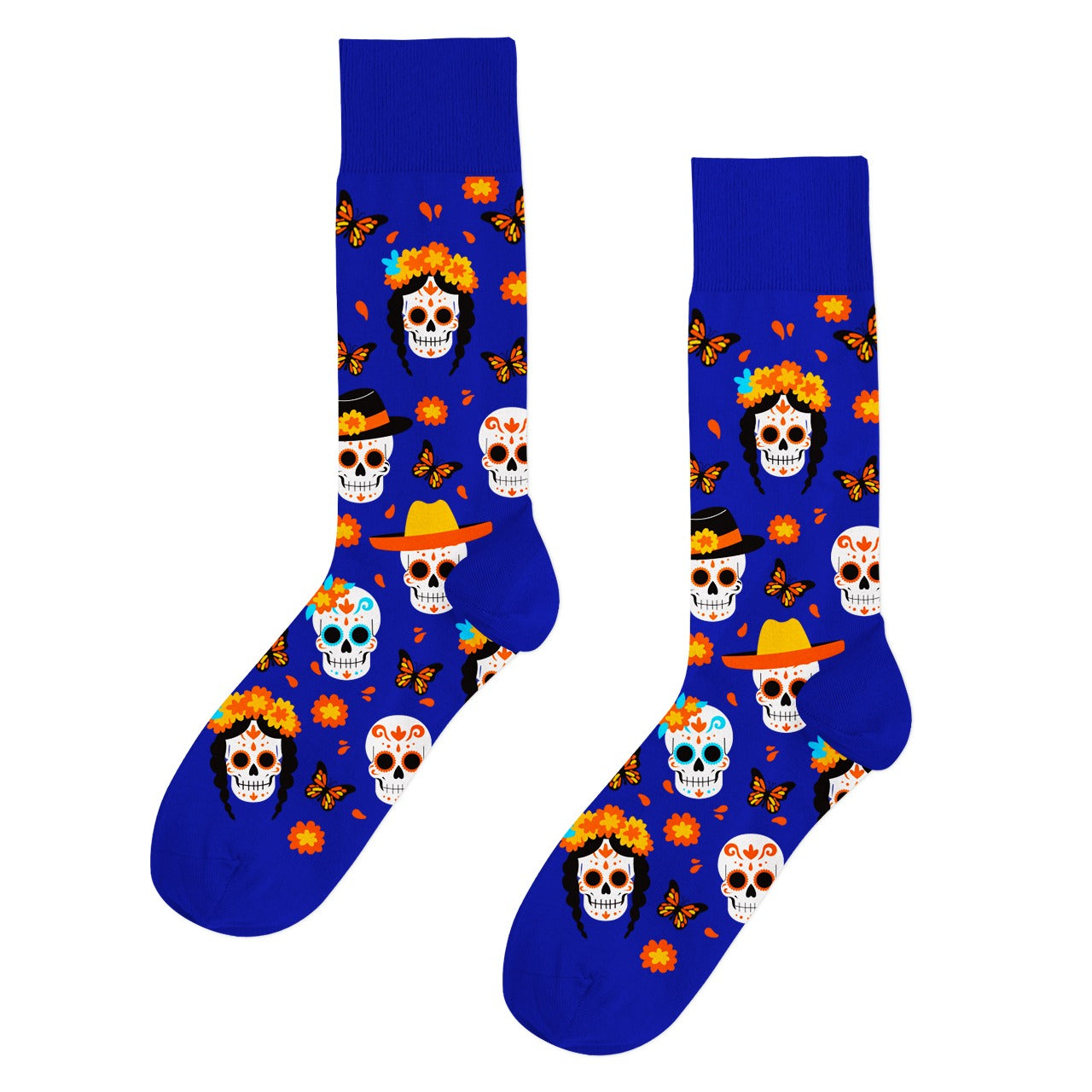 Calcetines Entre Flores Y Huesos