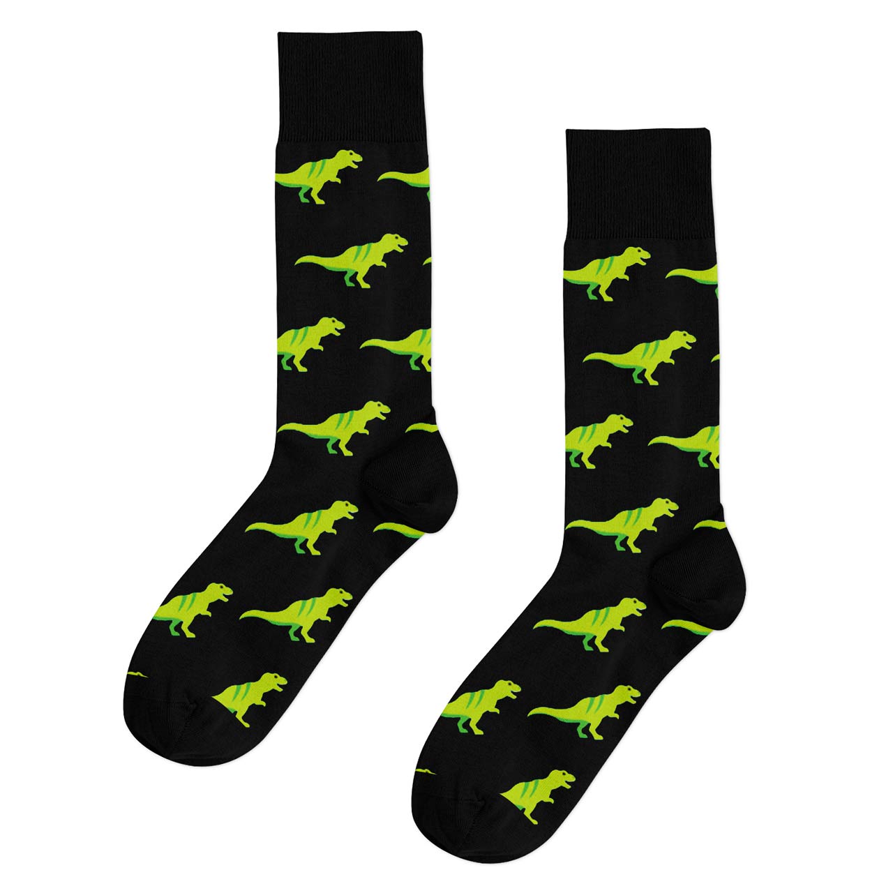 Calcetines Dinosaurios Negro