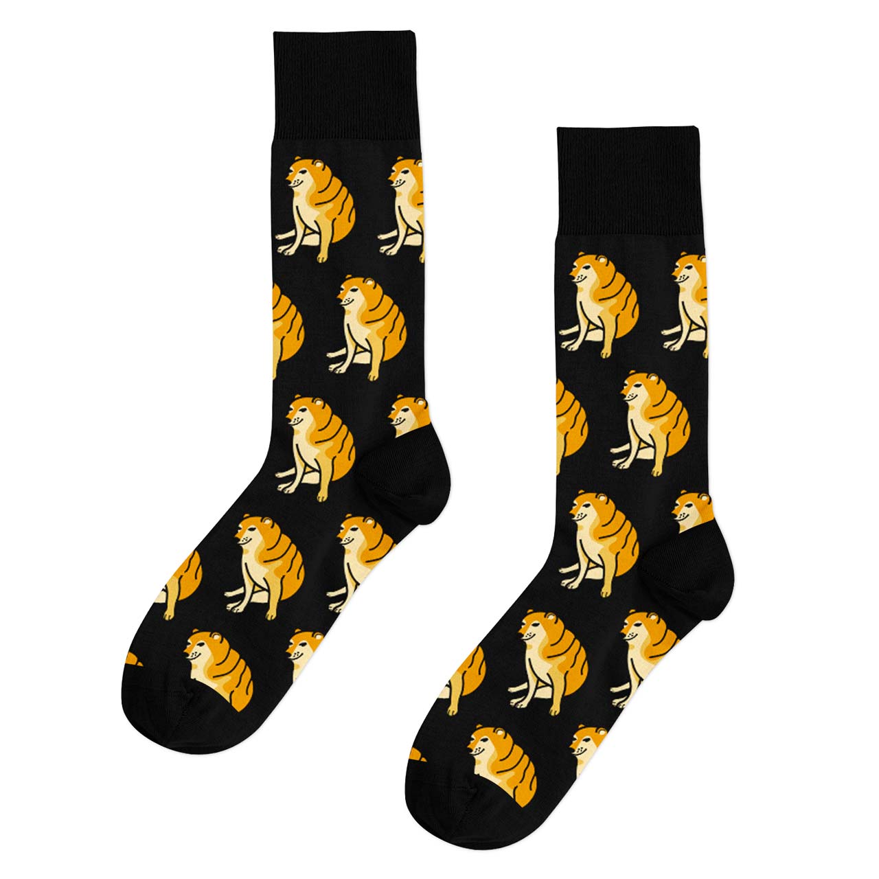 Calcetines Cheems Negro