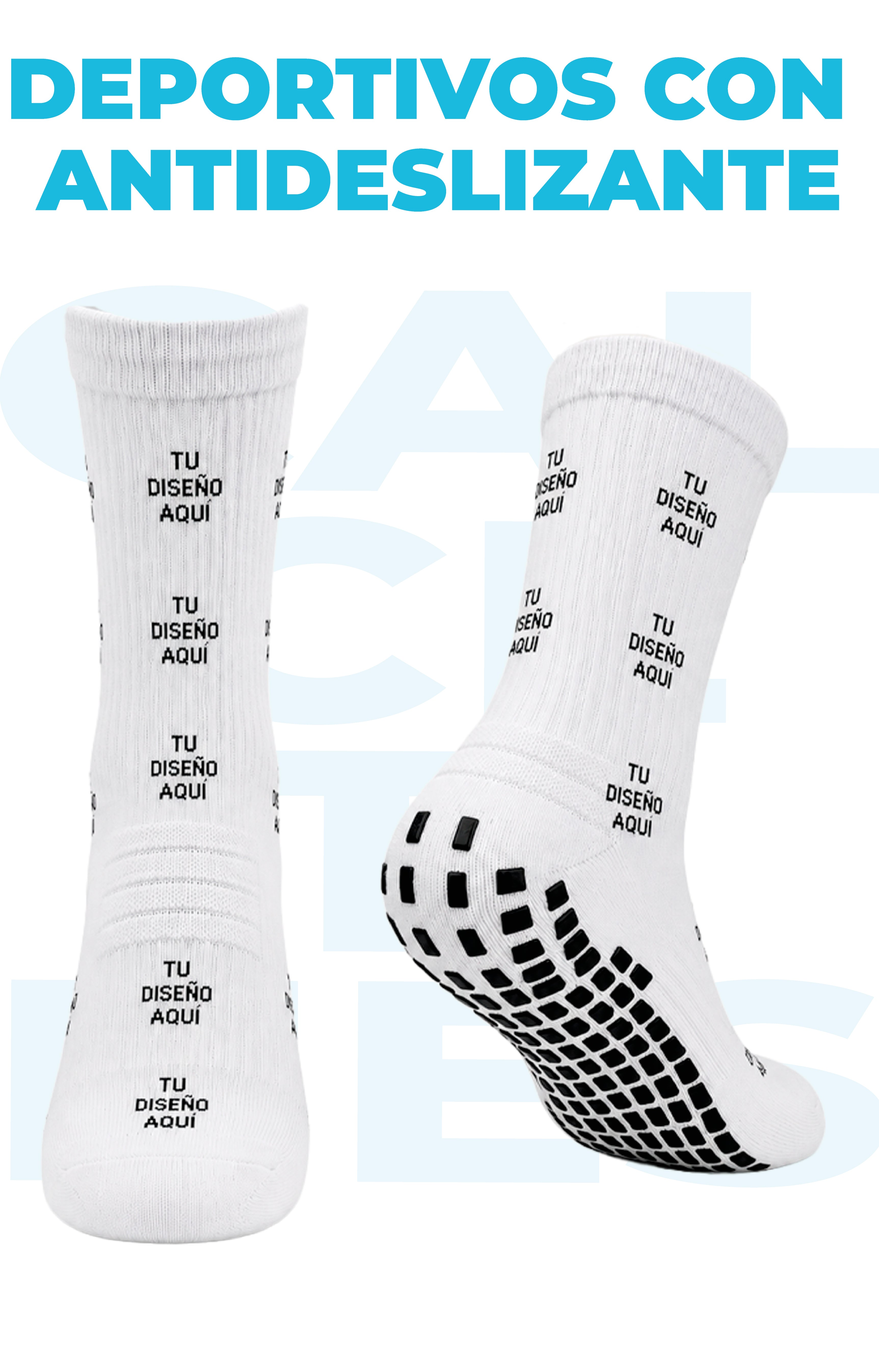 Calcetines Deportivos con Antideslizante Personalizados